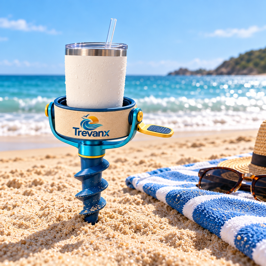 Nevorih™ SpiralHold Beach Drink Stake