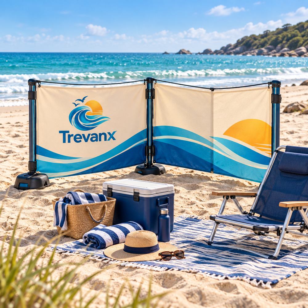 Nevorih™ AccordShield Beach Windbreak
