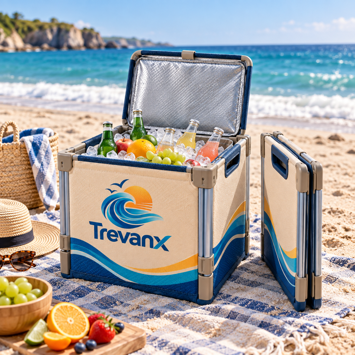 Nevorih™ FoldPanel Beach Cooler