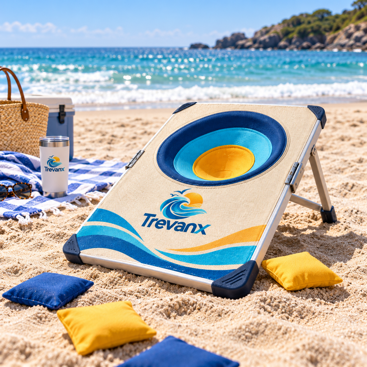 Nevorih™ FlipPlay Reversible Sand Toss Board