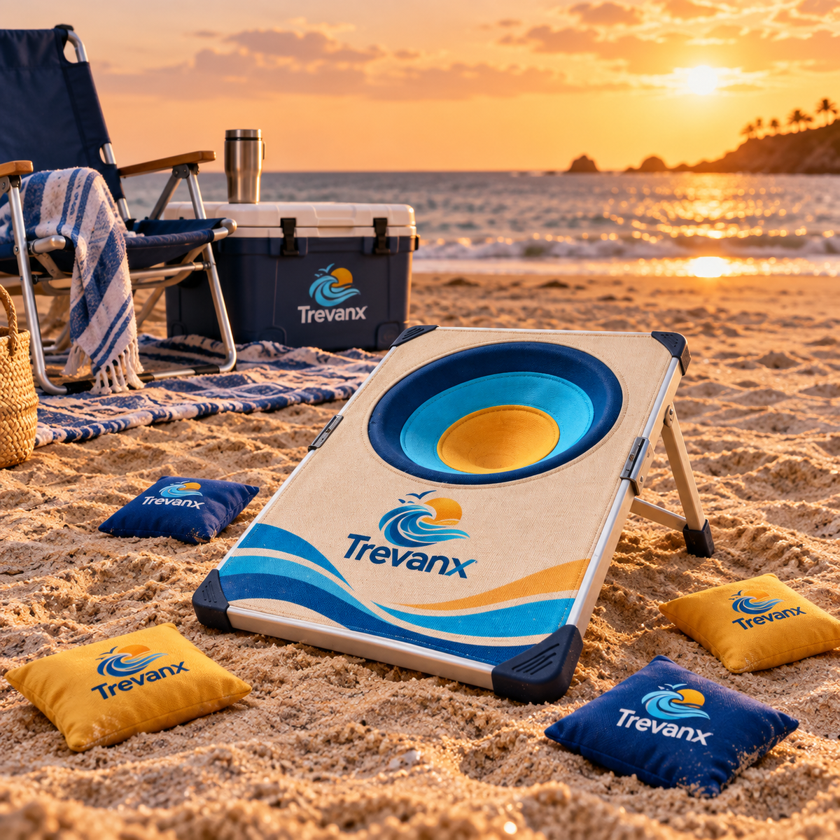 Nevorih™ FlipPlay Reversible Sand Toss Board